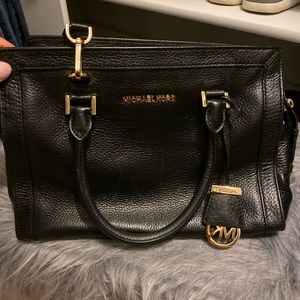 Michael Kors Black Leather Handbag